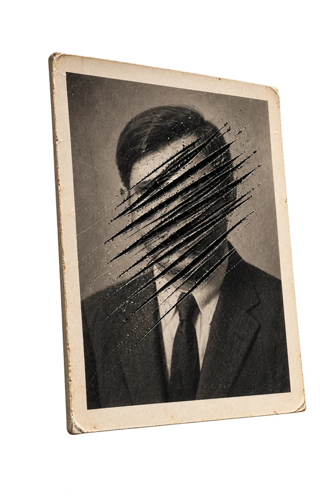 Le portrait rayé