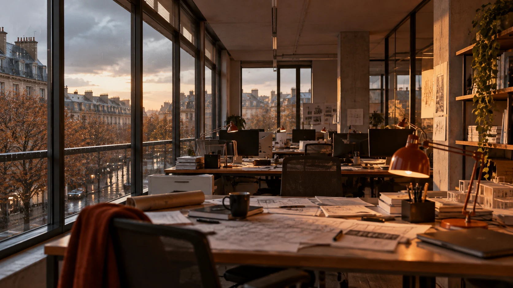 Décor d’évocation de NOS ANNÉES QUI N'ONT PAS EU LIEU