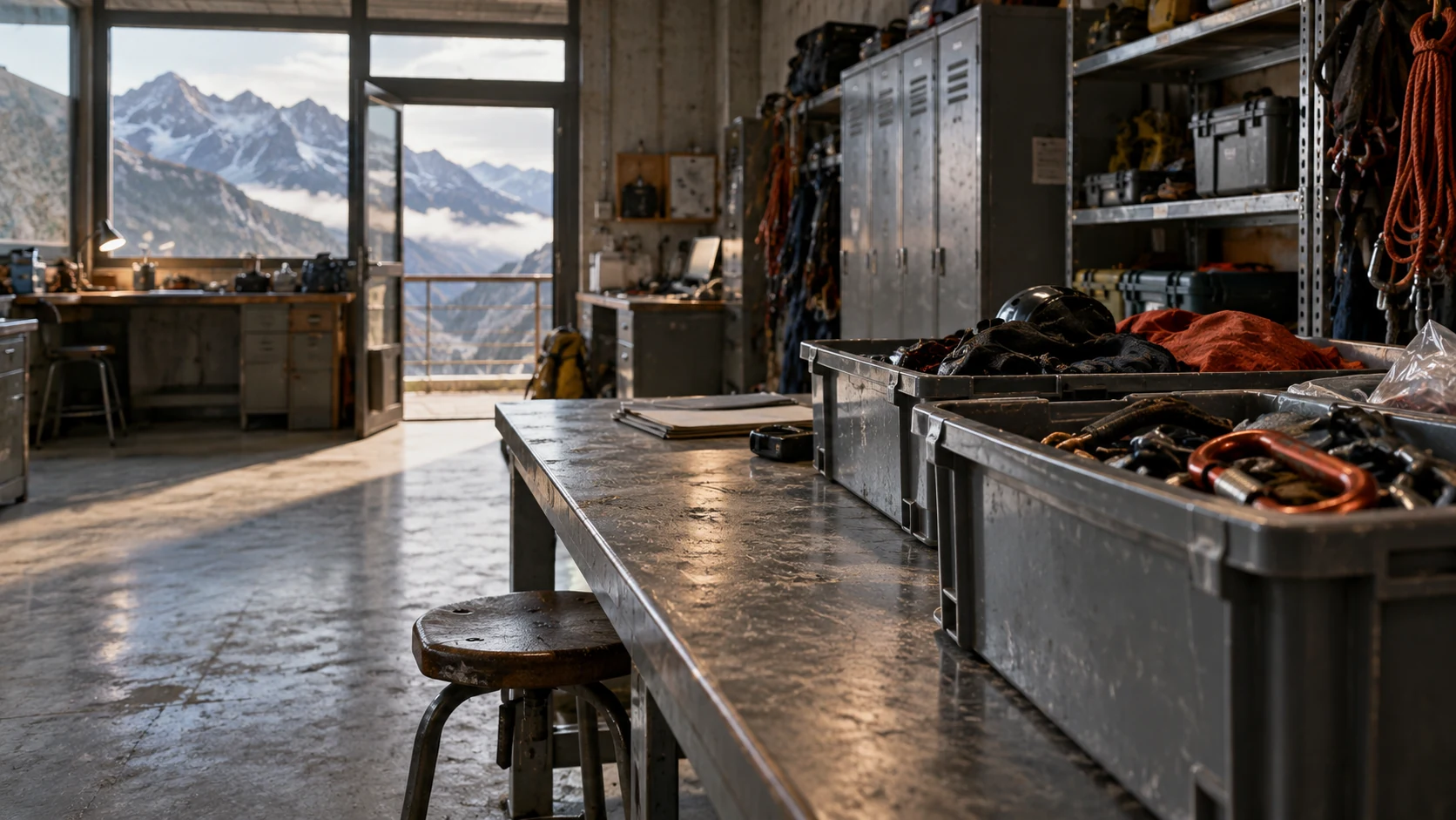 Décor d’évocation de LE COL DE LA BRÈCHE