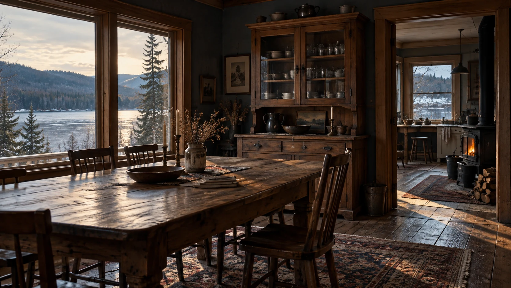 Décor d’évocation de LES SŒURS DE L'HIVER