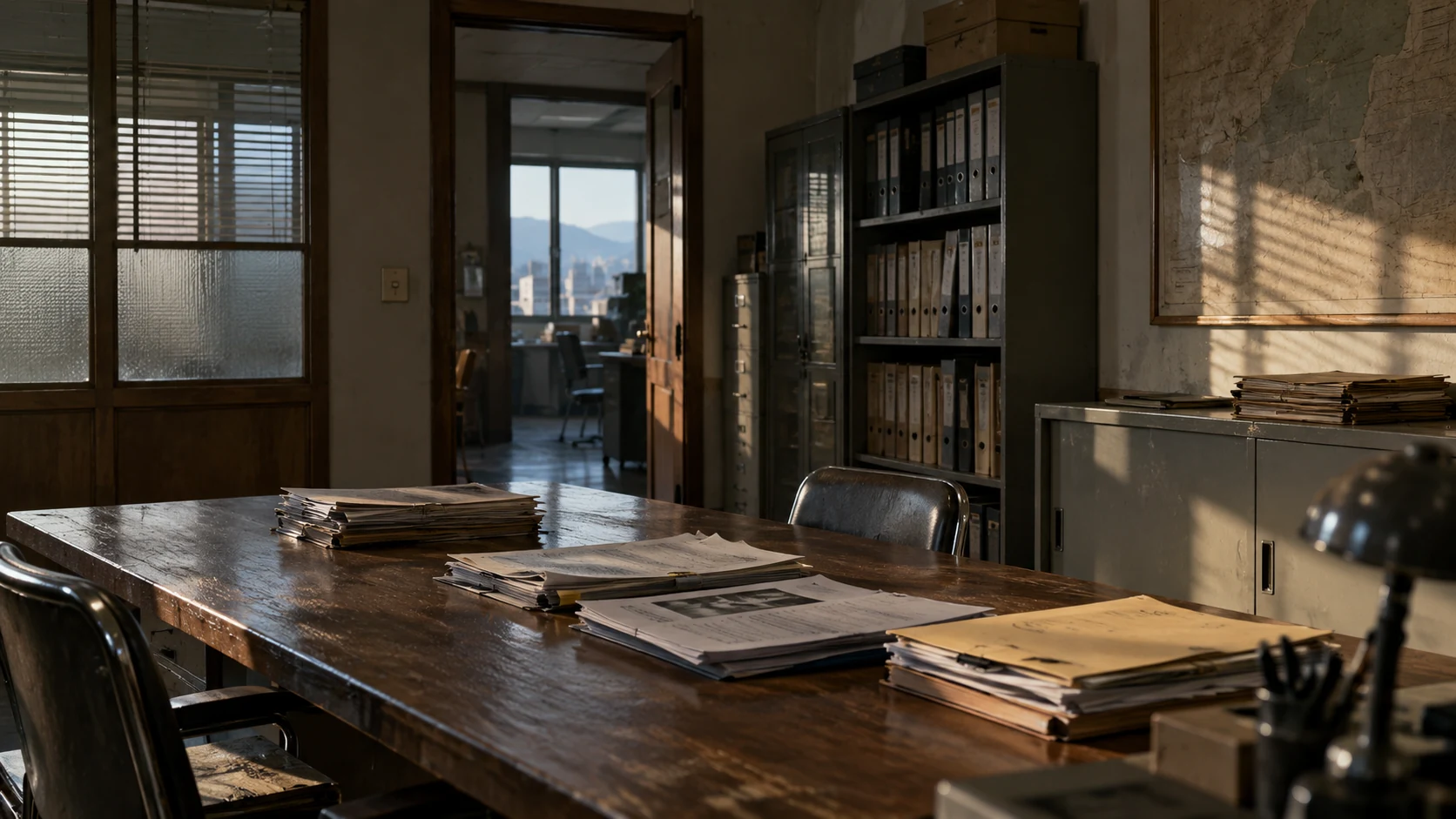 Décor d’évocation de La victime qui attend