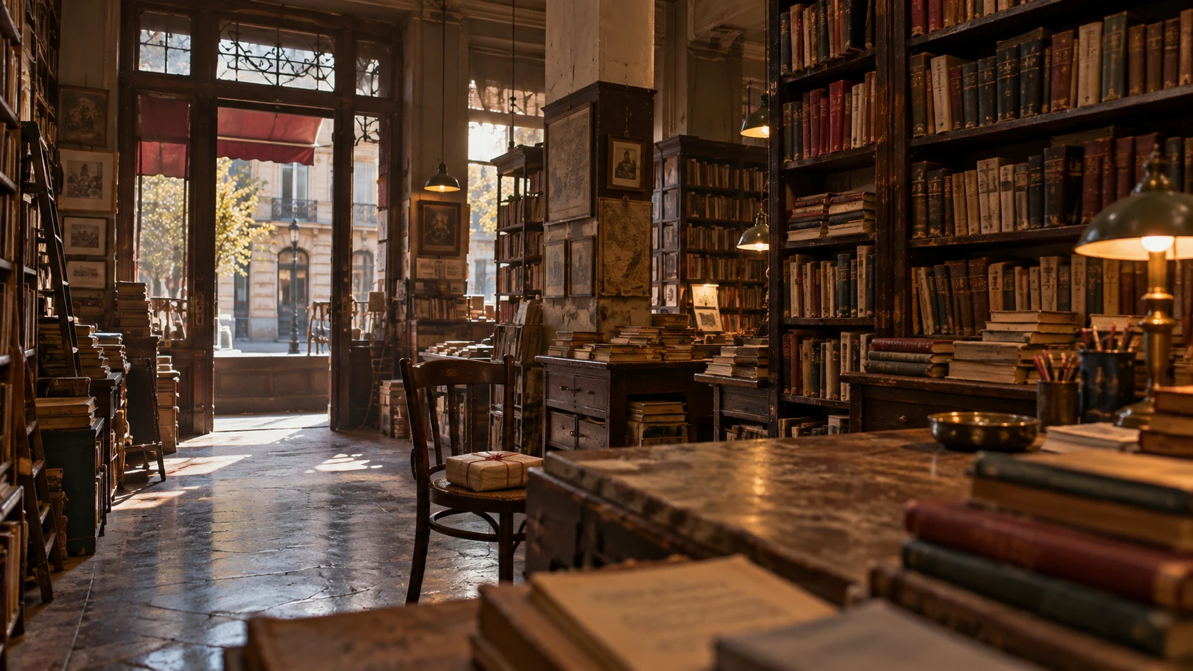 Décor d’évocation de LE MANUSCRIT DE BUENOS AIRES
