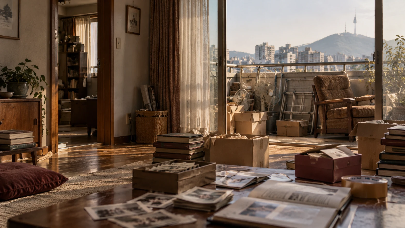 Décor d’évocation de LA SŒUR UNIQUE