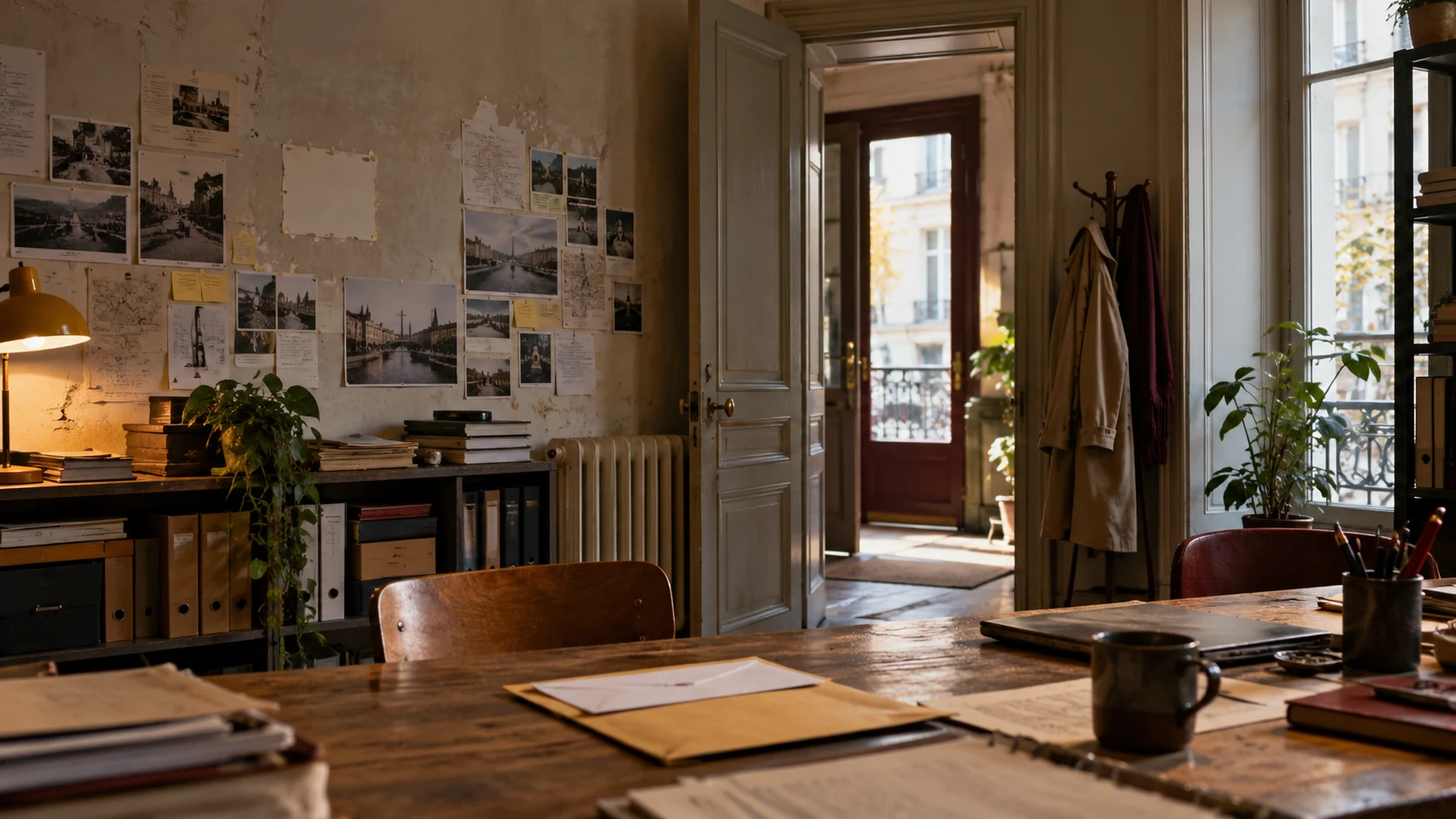 Évocation visuelle du lieu d’ouverture du roman